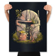 Hunter Helmet  - Prints Posters RIPT Apparel 18x24 / Black