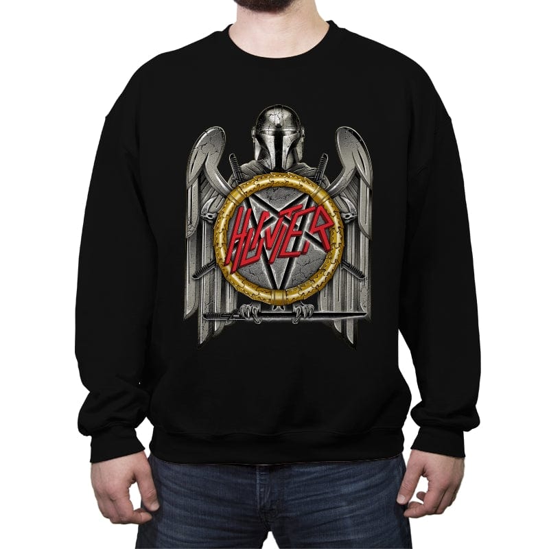 Hunter of Death - Crew Neck Sweatshirt Crew Neck Sweatshirt RIPT Apparel Small / Black