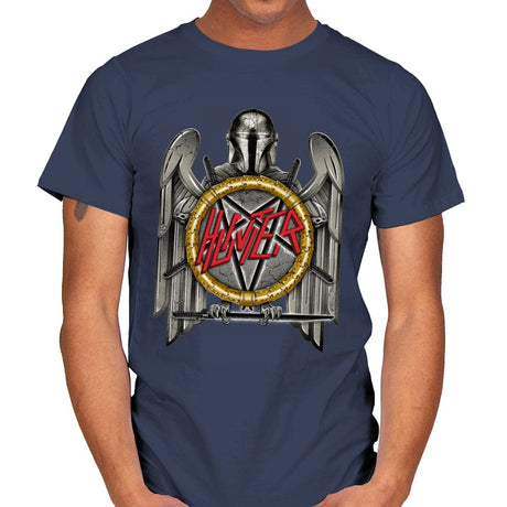 Hunter of Death - Mens T-Shirts RIPT Apparel Small / Navy