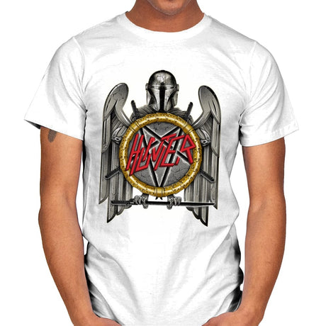 Hunter of Death - Mens T-Shirts RIPT Apparel Small / White