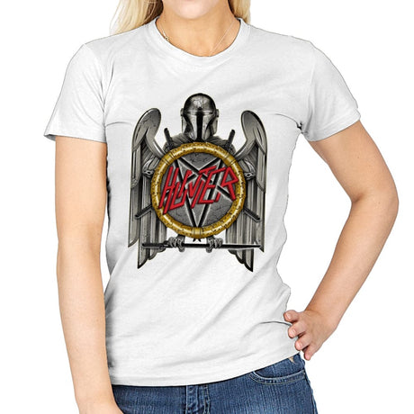 Hunter of Death - Womens T-Shirts RIPT Apparel Small / White