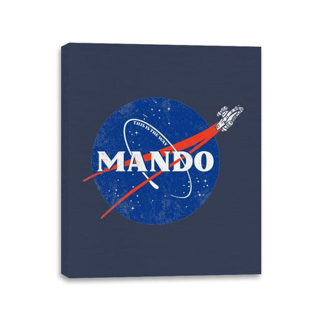 Hunter Space Program - Best Seller - Canvas Wraps Canvas Wraps RIPT Apparel 11x14 / Navy