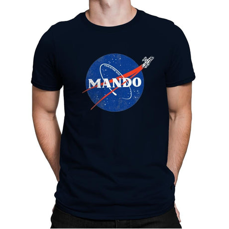 Hunter Space Program - Mens Premium T-Shirts RIPT Apparel Small / Midnight Navy