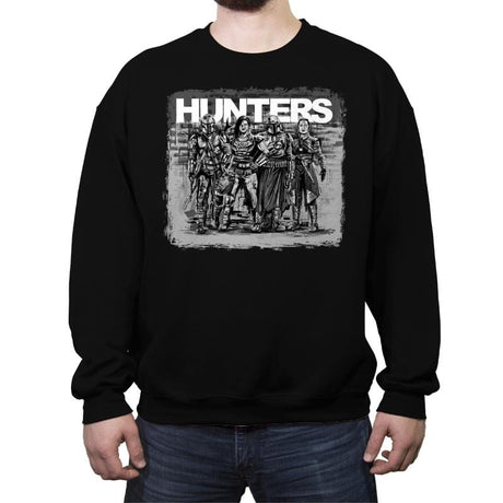 Huntones - Crew Neck Sweatshirt Crew Neck Sweatshirt RIPT Apparel Small / Black