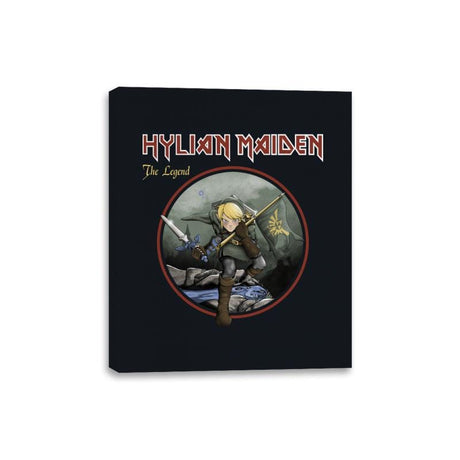 Hylian Maiden - Canvas Wraps Canvas Wraps RIPT Apparel 8x10 / Black