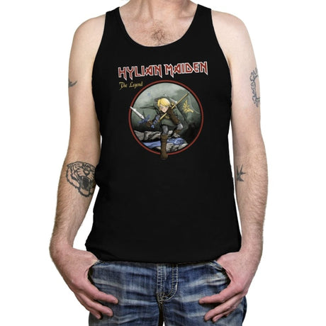 Hylian Maiden - Tanktop Tanktop RIPT Apparel X-Small / Black