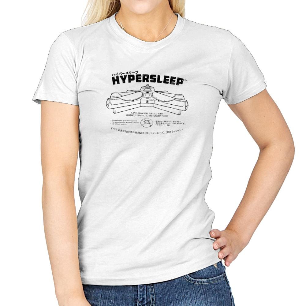 Hypersleep - Extraterrestrial Tees - Womens T-Shirts RIPT Apparel Small / White