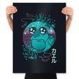 Hypno Kaeru - Prints Posters RIPT Apparel 18x24 / Black