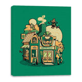 Hyrule Coffee Shop - Canvas Wraps Canvas Wraps RIPT Apparel 16x20 / Kelly