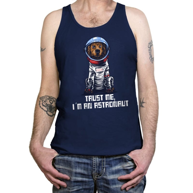 I am an Astronaut - Tanktop Tanktop RIPT Apparel X-Small / Navy