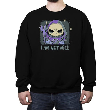 I Am Not Nice - Crew Neck Sweatshirt Crew Neck Sweatshirt RIPT Apparel Small / Black