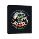 I Am The Naughty List - Canvas Wraps Canvas Wraps RIPT Apparel 11x14 / Black