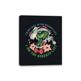 I Am The Naughty List - Canvas Wraps Canvas Wraps RIPT Apparel 8x10 / Black