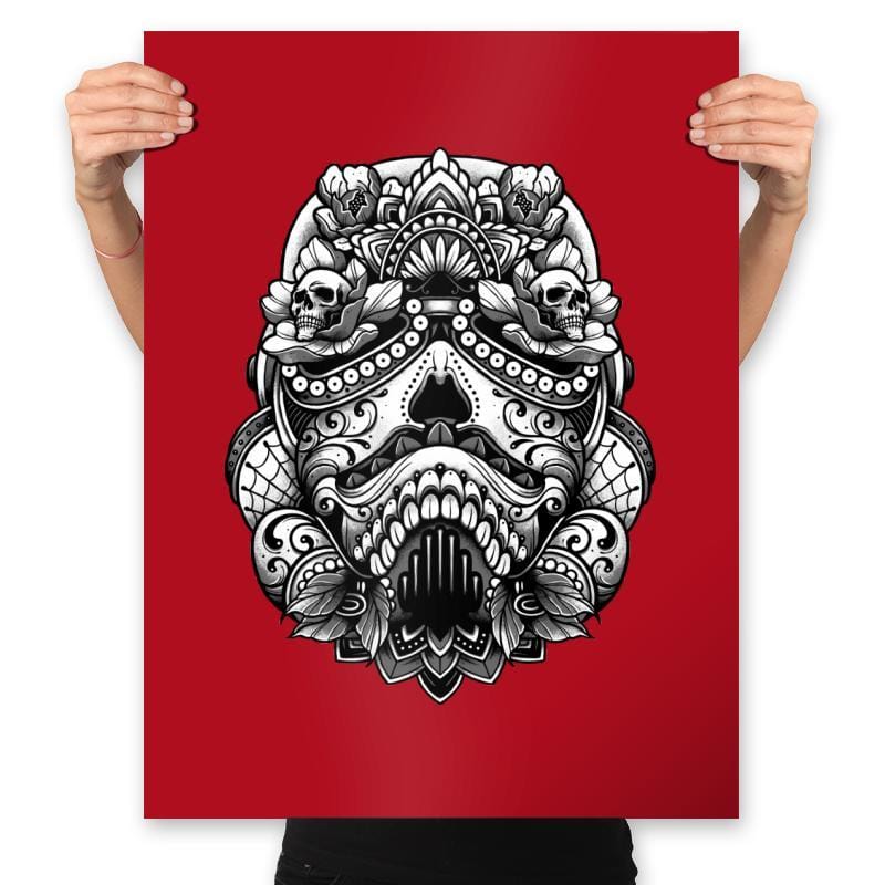 I Am The Storm - Prints Posters RIPT Apparel 18x24 / Red