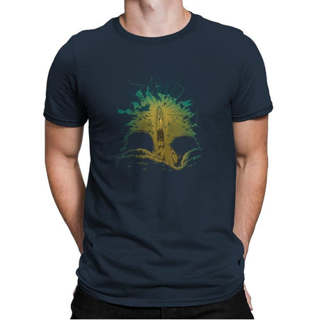 I am the Sword in the Darkness - Game of Shirts - Mens Premium T-Shirts RIPT Apparel Small / Indigo