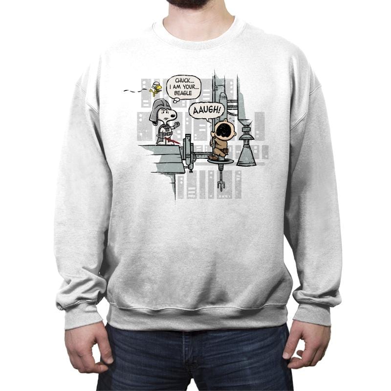 I Am Your Beagle - Crew Neck Sweatshirt Crew Neck Sweatshirt RIPT Apparel Small / White