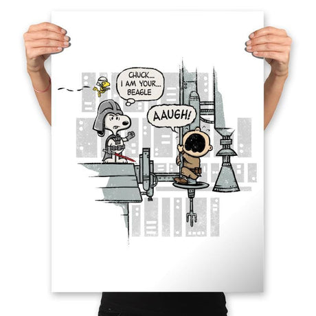 I Am Your Beagle - Prints Posters RIPT Apparel 18x24 / White