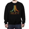 I Believe - Crew Neck Sweatshirt Crew Neck Sweatshirt RIPT Apparel Small / Black