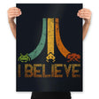 I Believe - Prints Posters RIPT Apparel 18x24 / Black