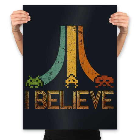 I Believe - Prints Posters RIPT Apparel 18x24 / Black