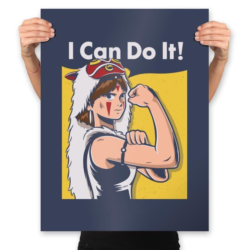 I Can Do It! - Prints Posters RIPT Apparel 18x24 / Navy