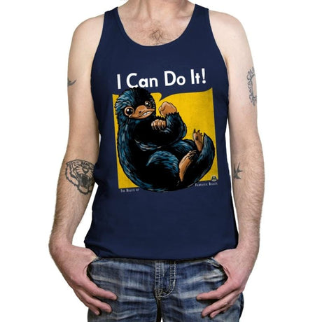 I Can Do It - Tanktop Tanktop RIPT Apparel X-Small / Navy