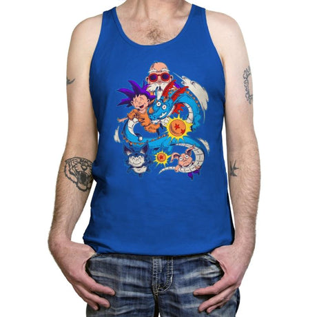 I Can Ki With My Eyes Shut - Tanktop Tanktop RIPT Apparel X-Small / True Royal