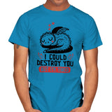 I Could Destroy You But Im Tired - Mens T-Shirts RIPT Apparel Small / Sapphire