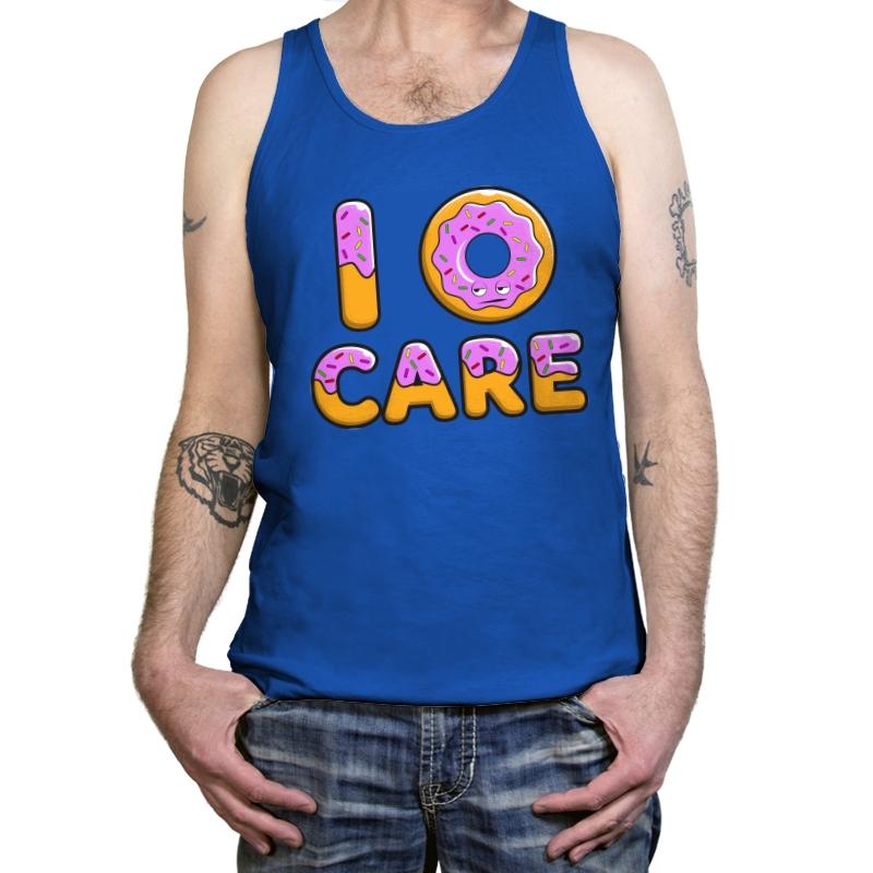 I Donut Care - Tanktop Tanktop RIPT Apparel X-Small / True Royal