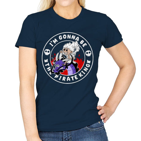 I Gonna Be The Pirate King - Womens T-Shirts RIPT Apparel Small / Navy