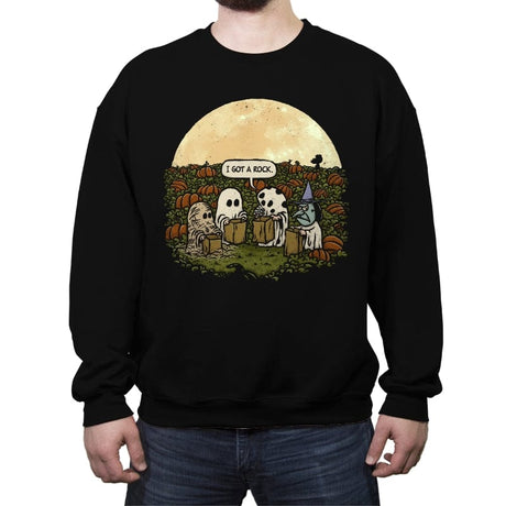 I Got a Rock - Crew Neck Sweatshirt Crew Neck Sweatshirt RIPT Apparel Small / Black