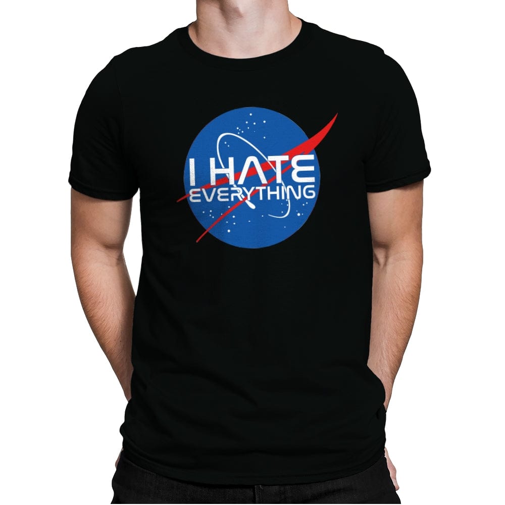 I Hate Everything - Mens Premium T-Shirts RIPT Apparel Small / Black