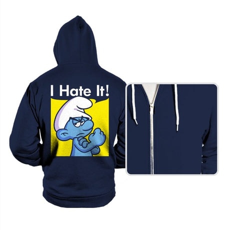 I Hate It! - Hoodies Hoodies RIPT Apparel Small / Navy