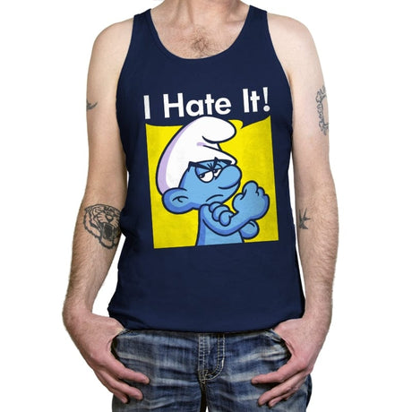 I Hate It! - Tanktop Tanktop RIPT Apparel X-Small / Navy