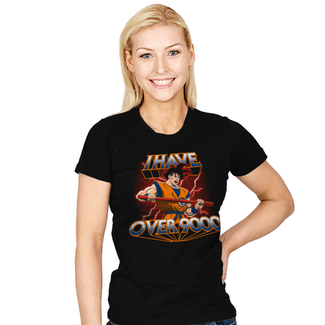 I Have Over 9000 - Womens T-Shirts RIPT Apparel