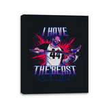 I Have The Beast - Canvas Wraps Canvas Wraps RIPT Apparel 11x14 / Black