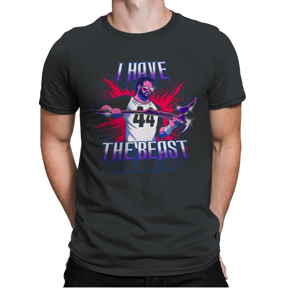 I Have The Beast - Mens Premium T-Shirts RIPT Apparel Small / Heavy Metal