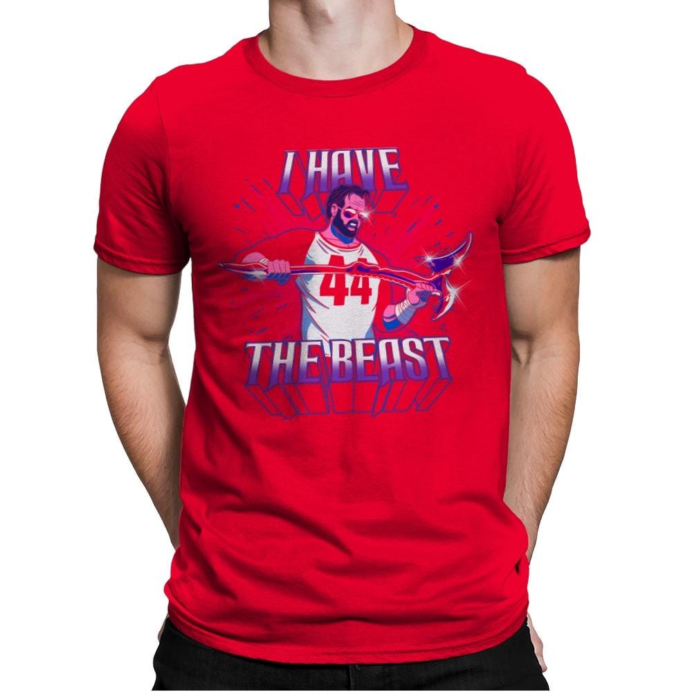 I Have The Beast - Mens Premium T-Shirts RIPT Apparel Small / Red