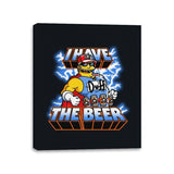 I have the Beer - Canvas Wraps Canvas Wraps RIPT Apparel 11x14 / Black