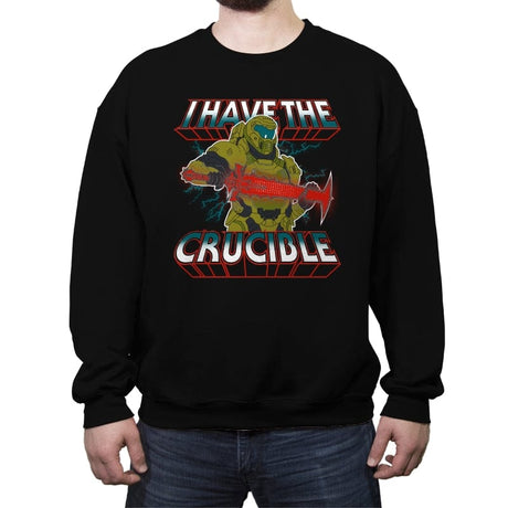 I Have the Crucible - Crew Neck Sweatshirt Crew Neck Sweatshirt RIPT Apparel Small / Black