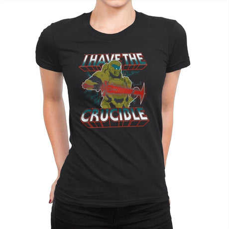 I Have the Crucible - Womens Premium T-Shirts RIPT Apparel Small / Black