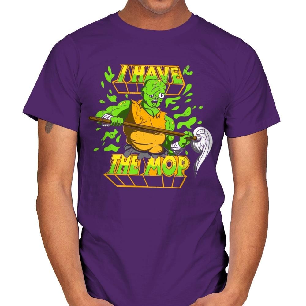 I Have the Mop - Mens T-Shirts RIPT Apparel Small / Purple