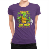 I Have the Mop - Womens Premium T-Shirts RIPT Apparel Small / Purple Rush