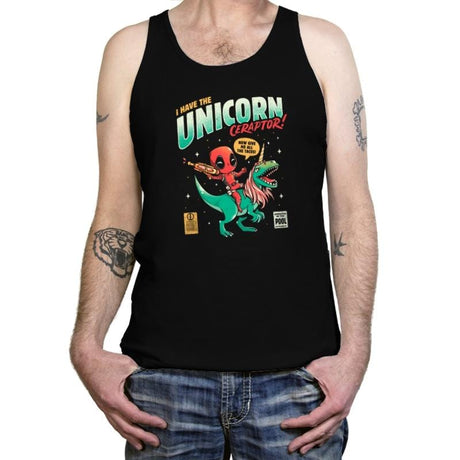 I Have The Unicornceraptor - Tanktop Tanktop RIPT Apparel X-Small / Black