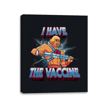 I have the vaccine - Canvas Wraps Canvas Wraps RIPT Apparel 11x14 / Black