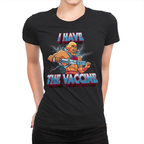 I have the vaccine - Womens Premium T-Shirts RIPT Apparel Small / Black