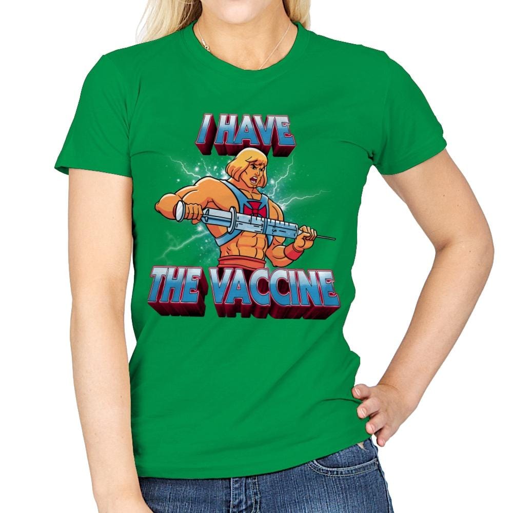 I have the vaccine - Womens T-Shirts RIPT Apparel Small / Irish Green