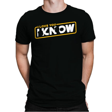 I Know - Mens Premium T-Shirts RIPT Apparel Small / Black