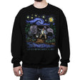 I Live in a Van Gogh - Best Seller - Crew Neck Sweatshirt Crew Neck Sweatshirt RIPT Apparel Small / Black