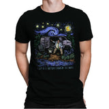 I Live in a Van Gogh - Best Seller - Mens Premium T-Shirts RIPT Apparel Small / Black